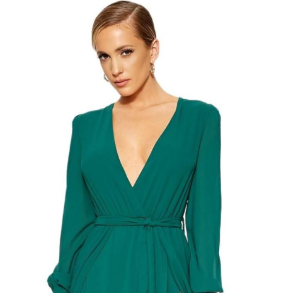 Nkd Wrdbe Turned Up To The Maxi Dress - Hunter